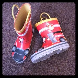 Paw Patrol Marshall rain boots 9/10